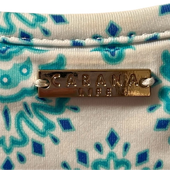 Cabana Life Amalfi Coast Cabana Blue & White Shift Dress, Womens size XL, NWT - Picture 6 of 14